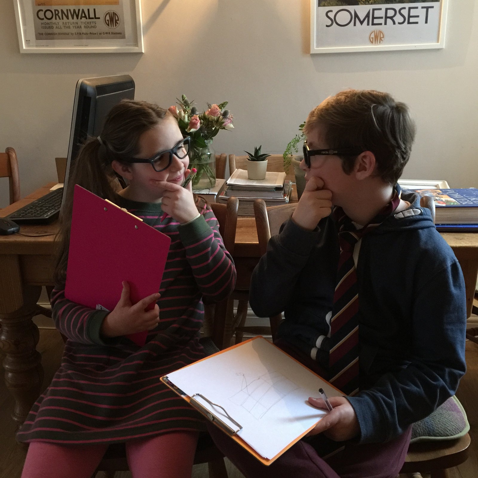 An interview with me (and the kids!)