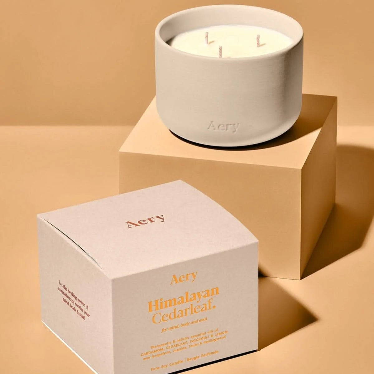 Triple Wick Himalayan Leaf Candle