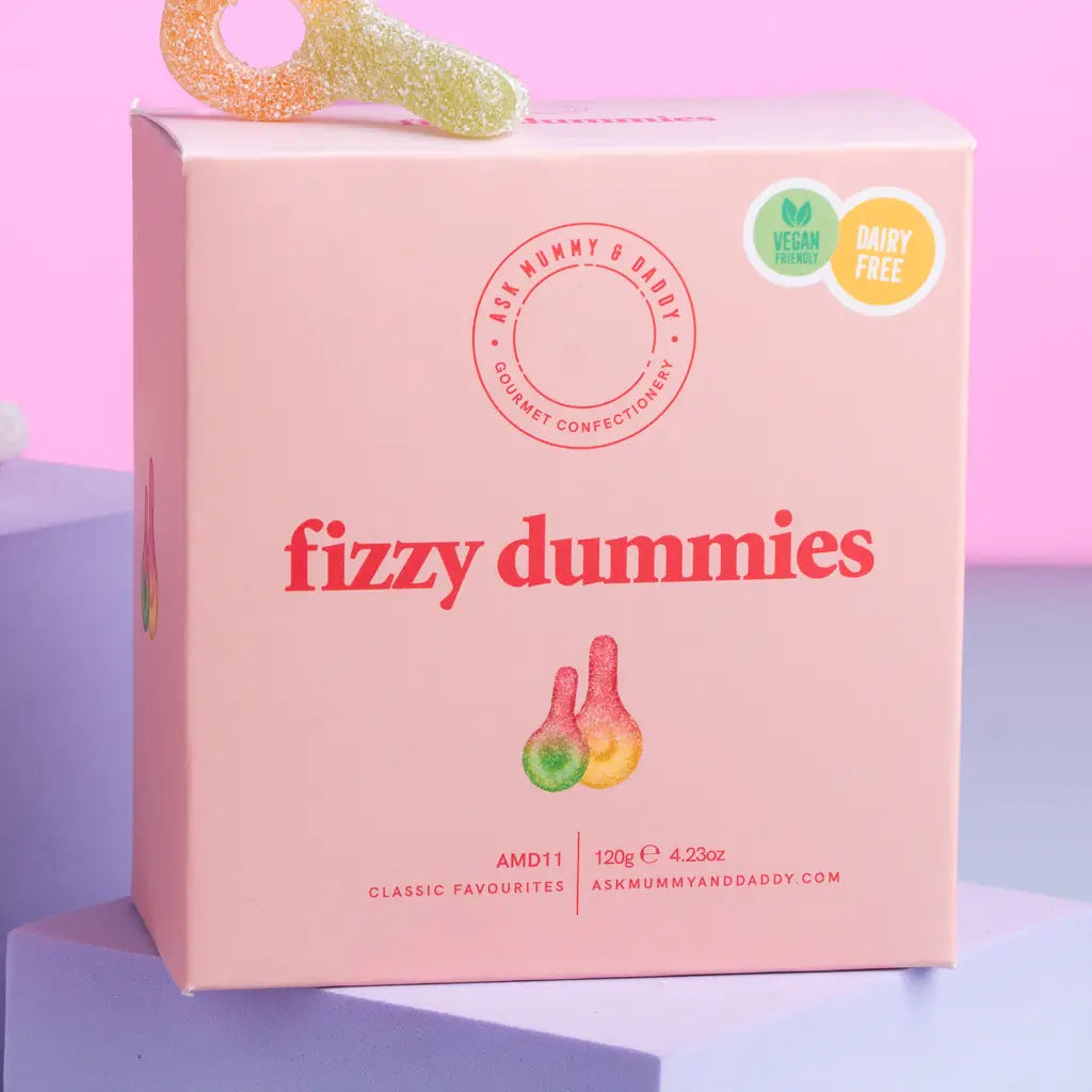 Fizzy Dummies Sweet Box Ask Mummy and Daddy