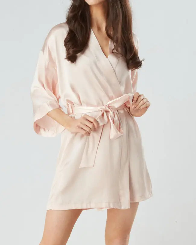 Organic Silk Robe