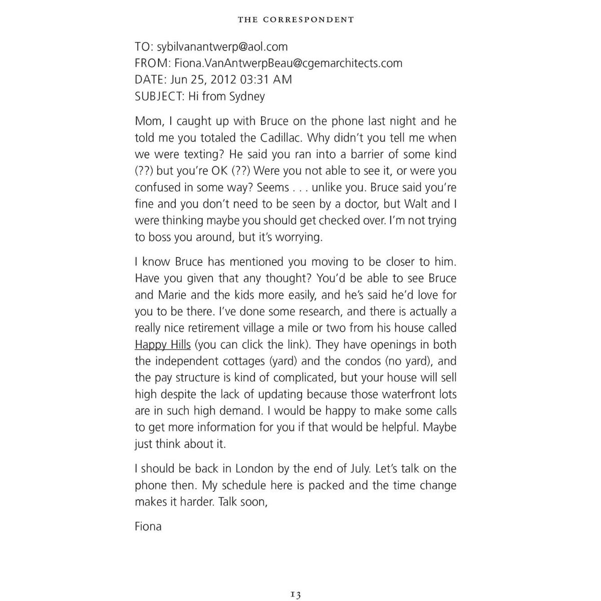 Book - The Correspondent