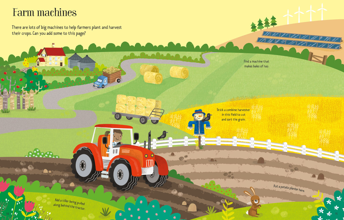 Book - First Farm Sticker Book