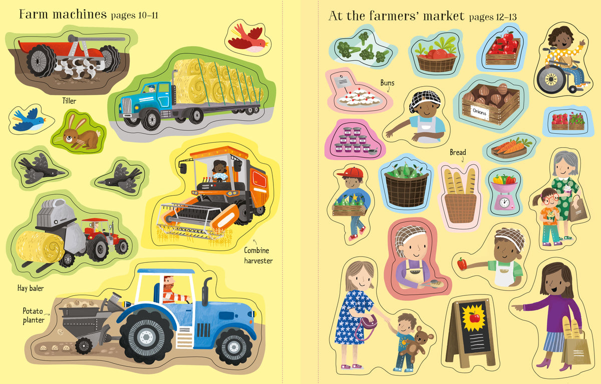 Book - First Farm Sticker Book