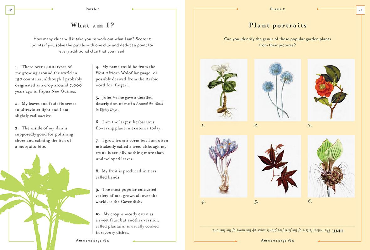 RHS Puzzles & Quiz for Gardeners