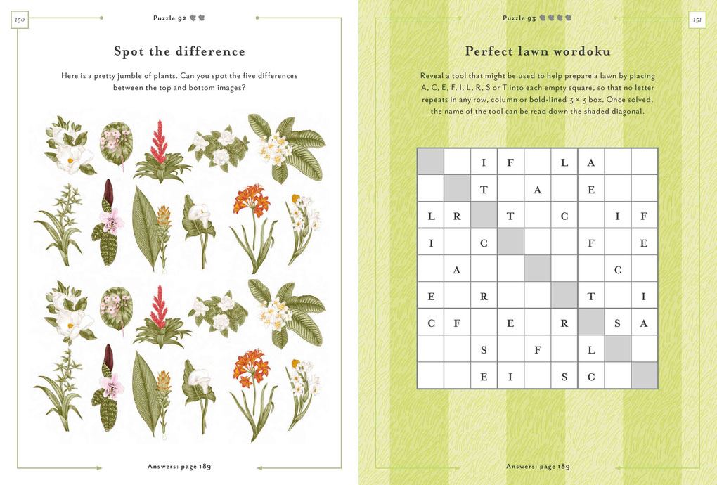 RHS Puzzles for Gardeners