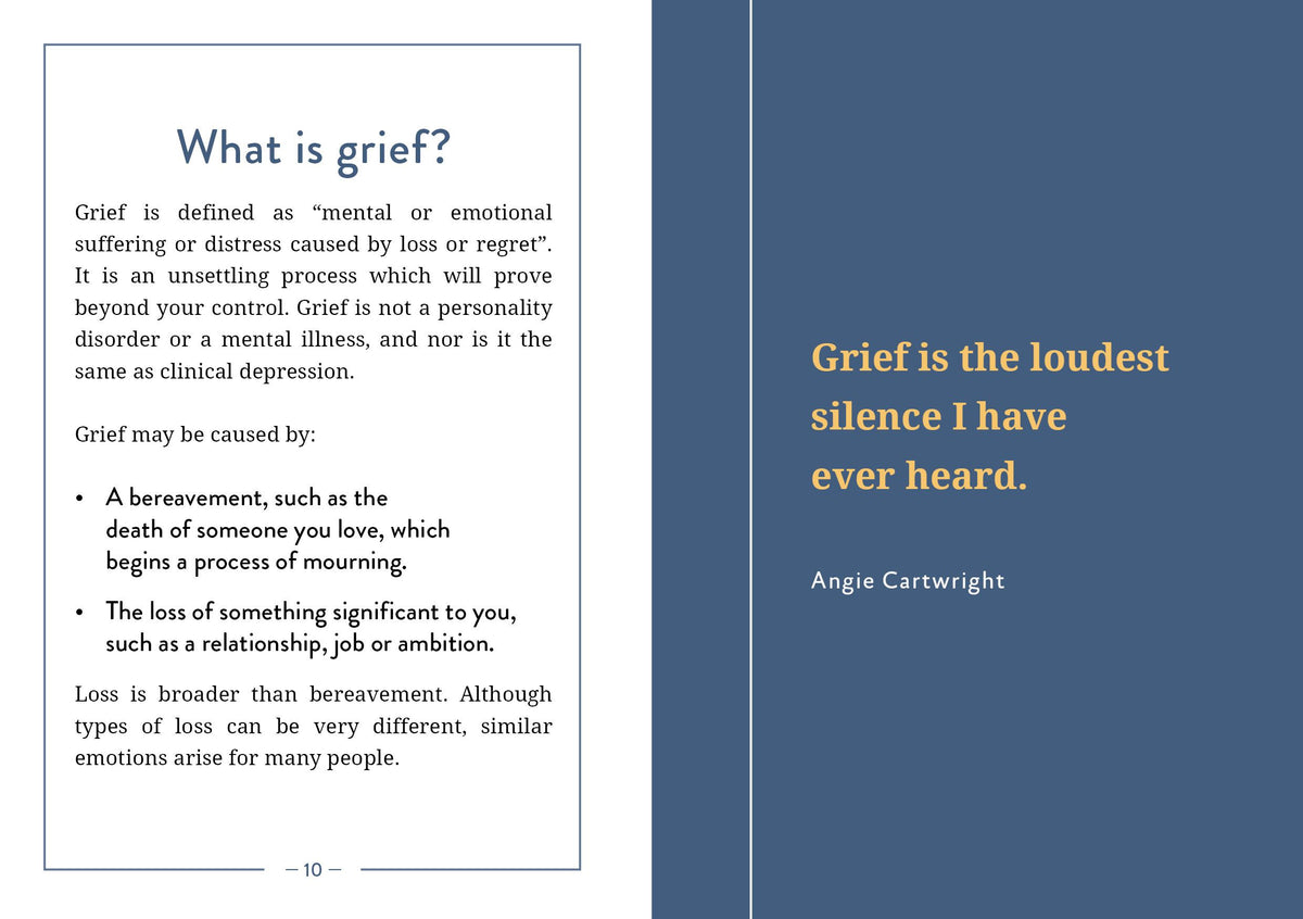 Book - Grief Loss and How to Cope