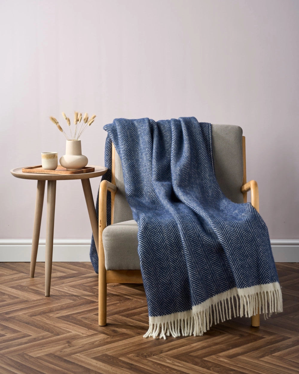 Navy Brunel British Blanket