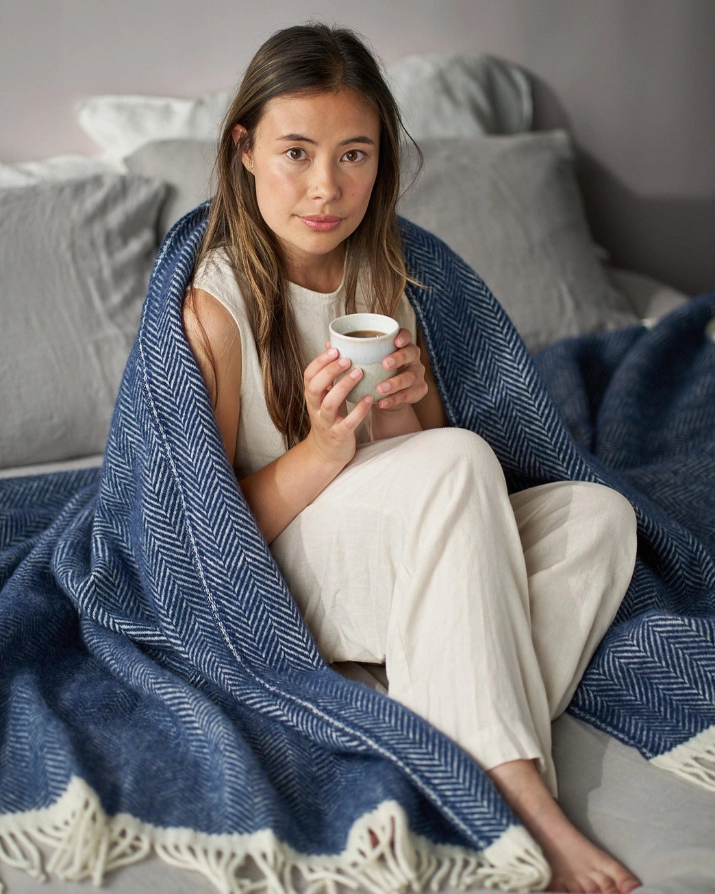Navy Brunel British Blanket