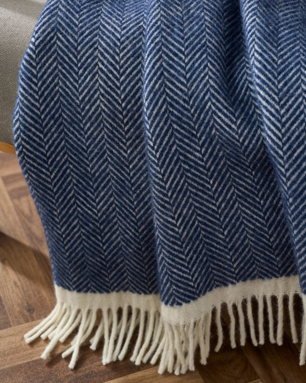 Navy Brunel British Blanket