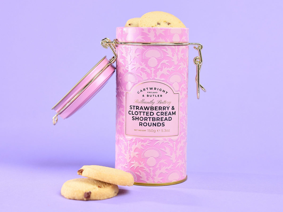 Strawberry & Clotted Cream Biscuit Tin