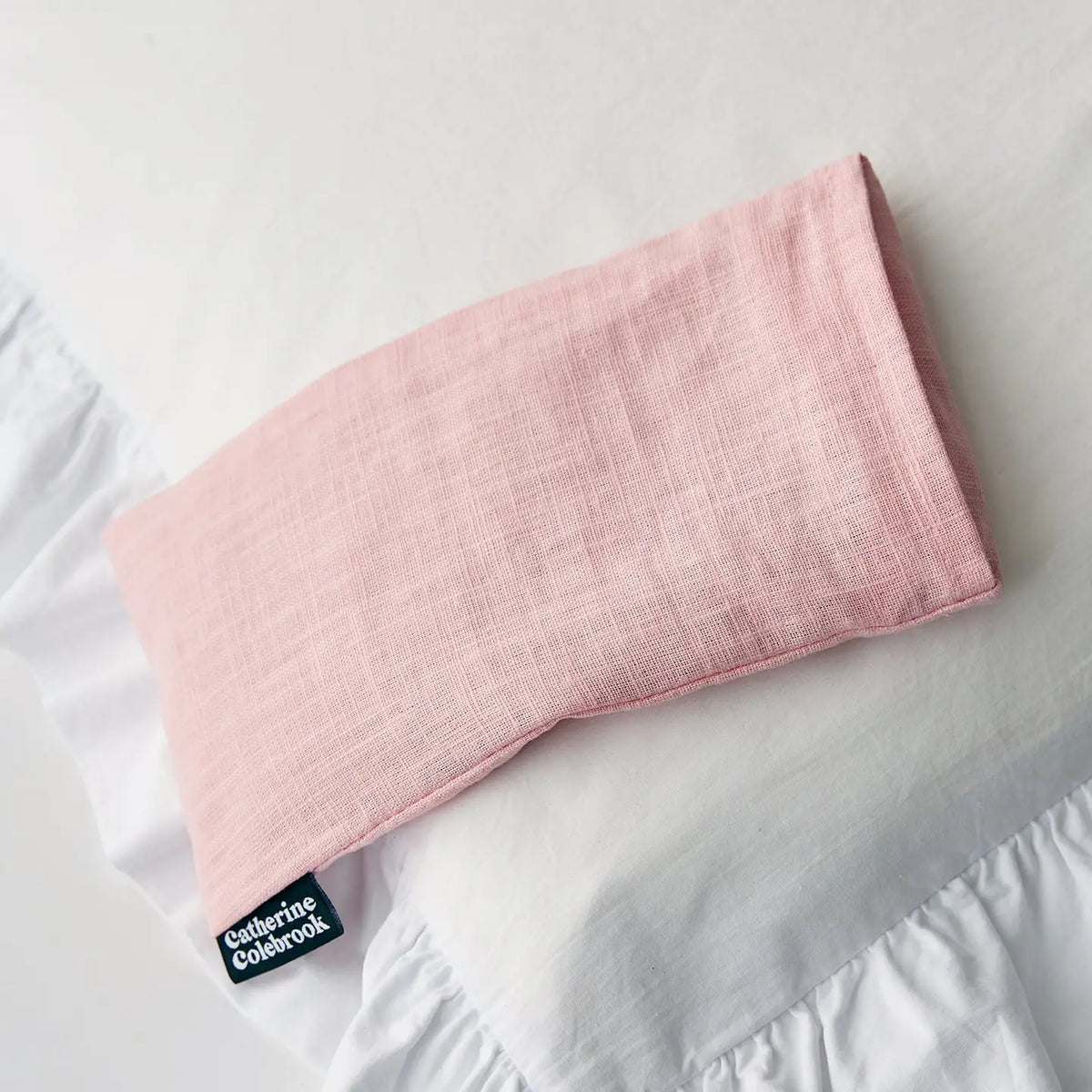 Eye Pillow (Warm or Cool) Pink Linen