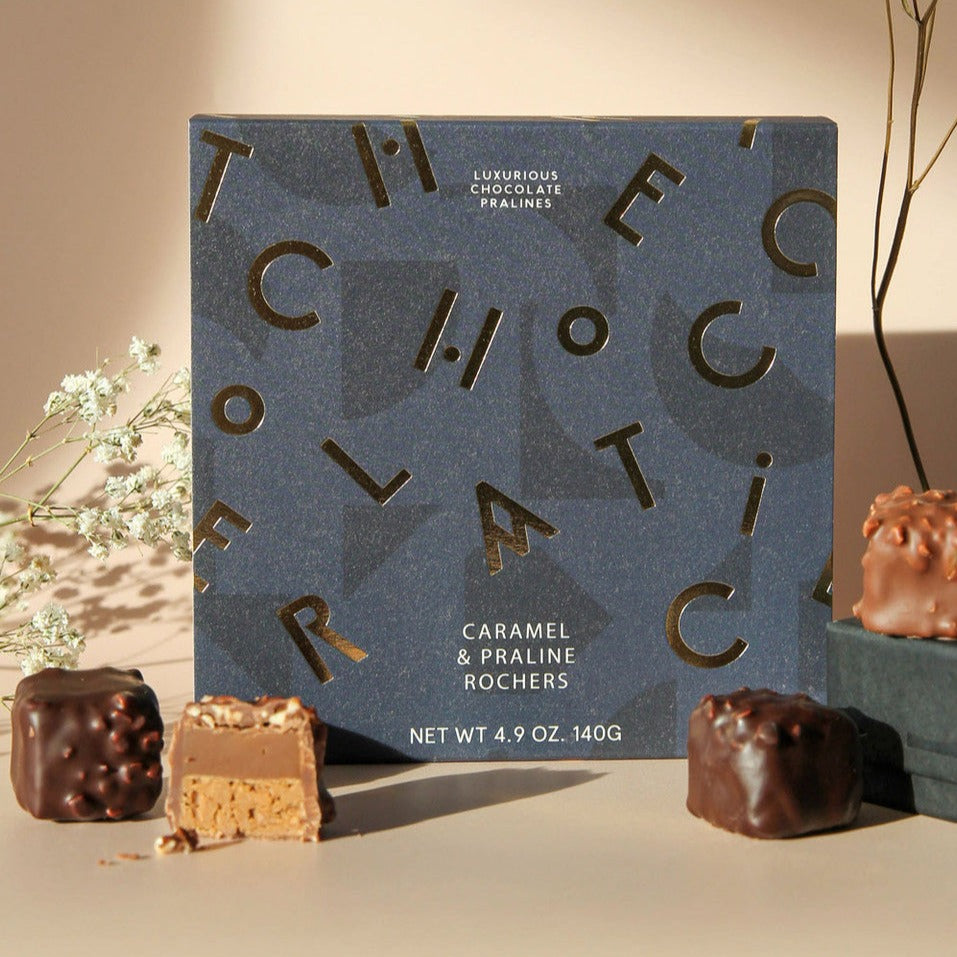 Praline and Caramel Rochers
