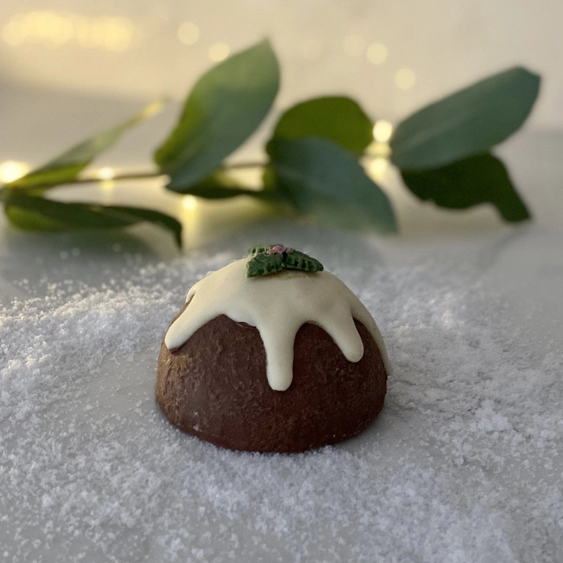 Chocolate Caramel Christmas Pudding