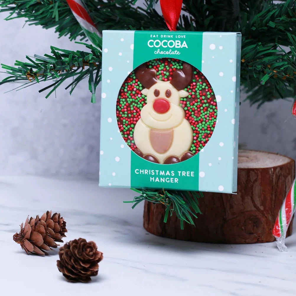 Reindeer Milk Chocolate Tree Hanger
