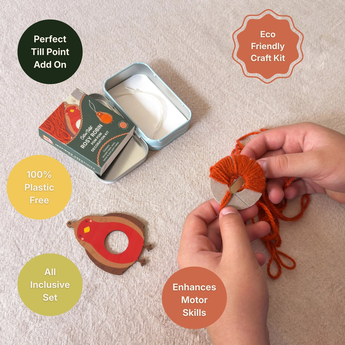 Make a Robin Pom Pom