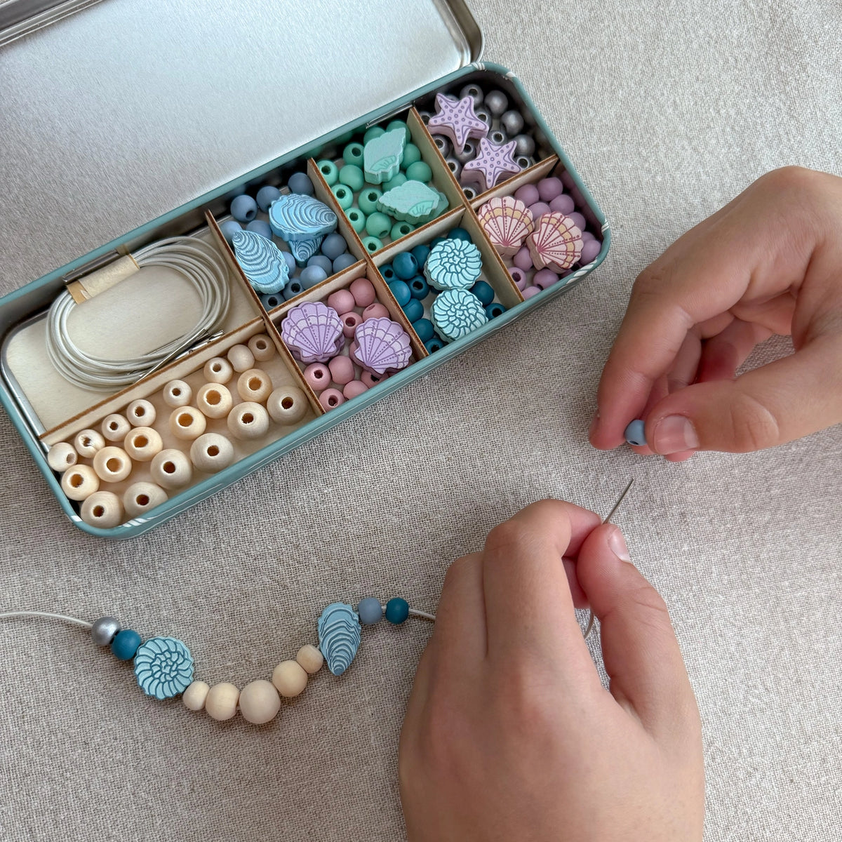 Seashell Bracelet Bead Kit