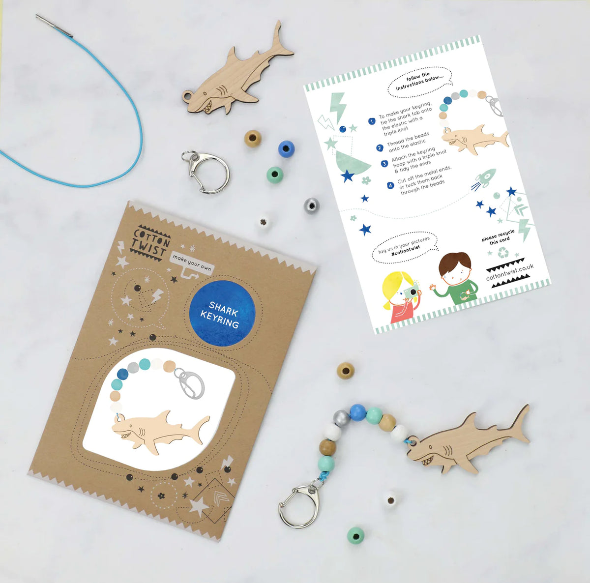 Make a Shark Keyring Kit