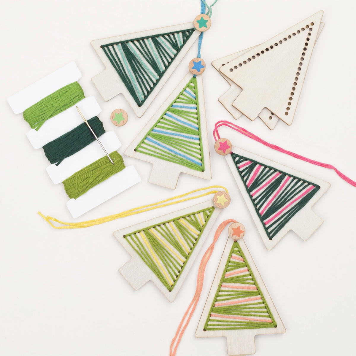 Make Stitch Tree Decorations