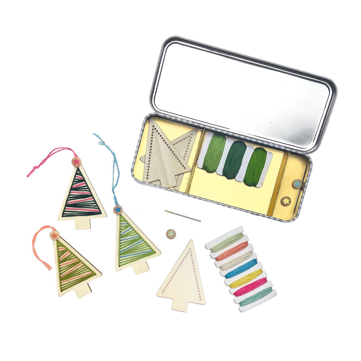 Make Stitch Tree Decorations