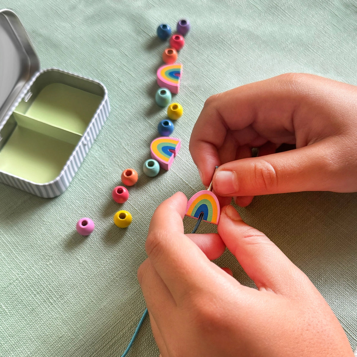 Make a Rainbow Bracelet