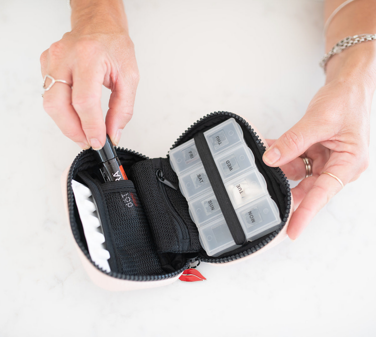 Portable Pill Organiser