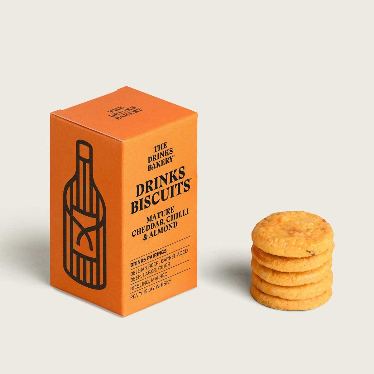 Drinks Biscuits - Cheddar Chilli &amp; Almond