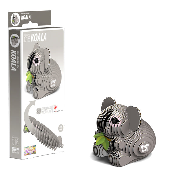 Raccoon 3D craft kit by Eugy