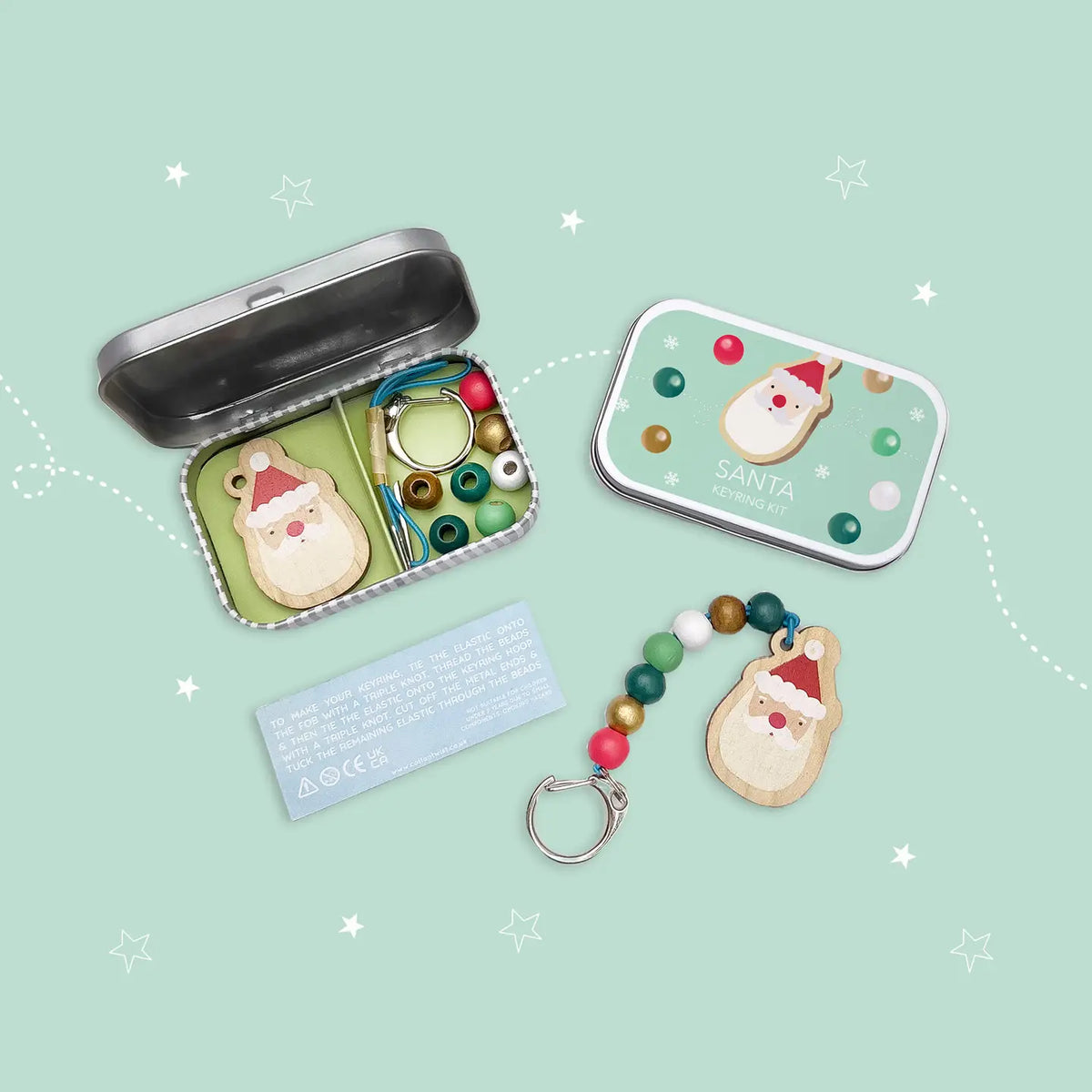 Make a Santa Keyring