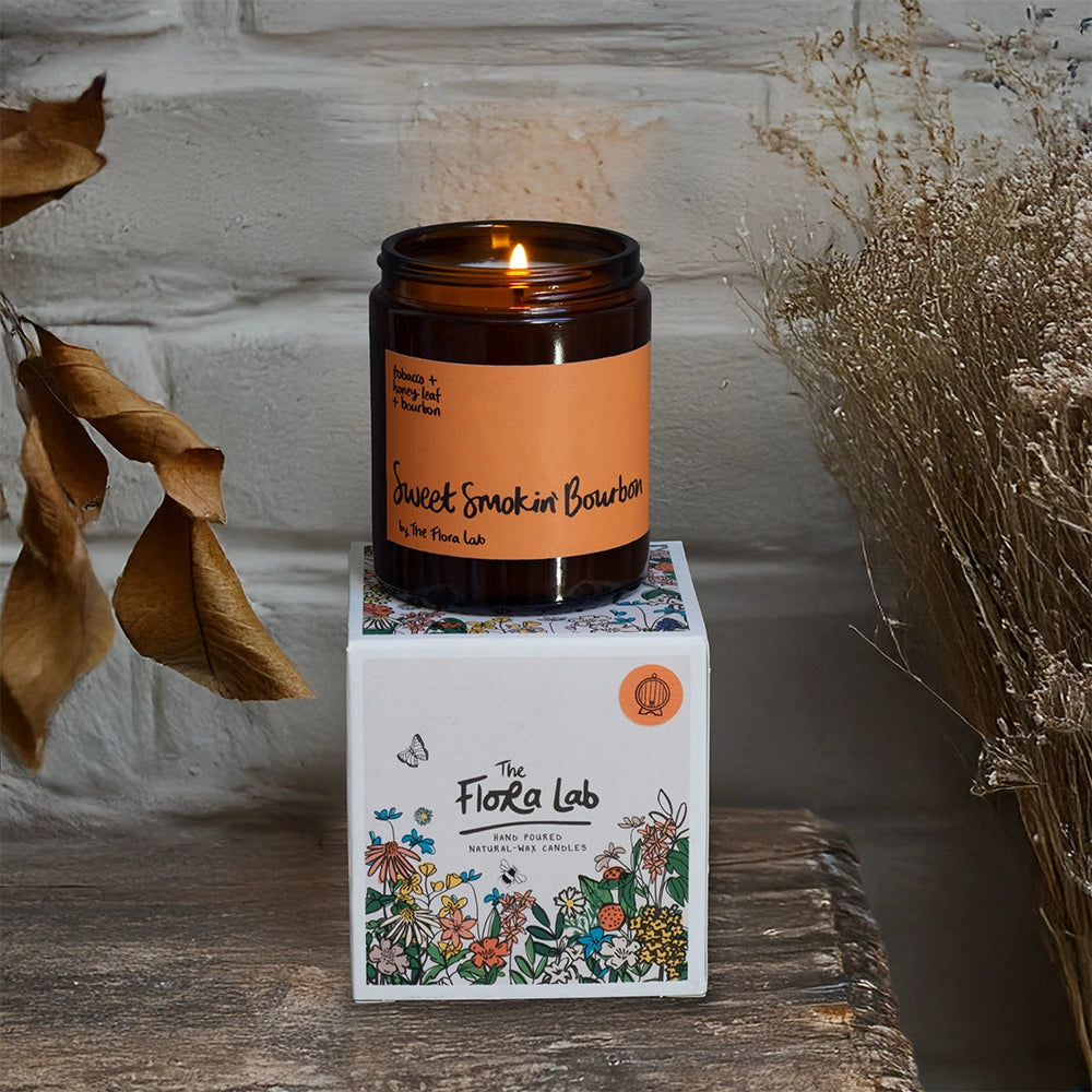 Sweet Smokin' Bourbon Florist Candle