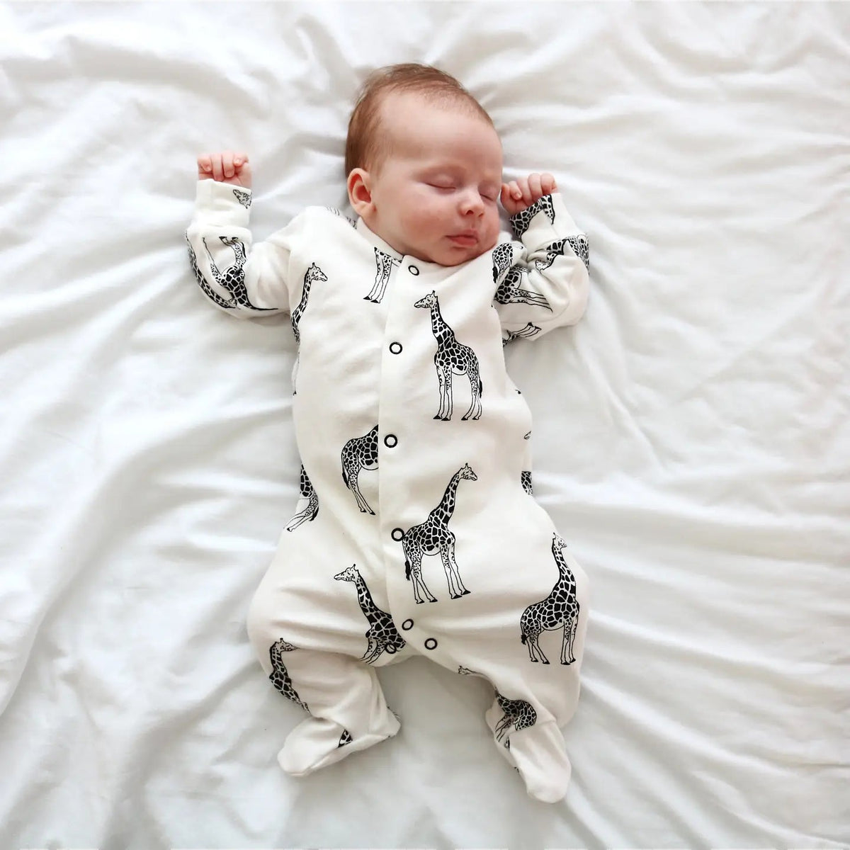 Baby Sleepsuit- Giraffe