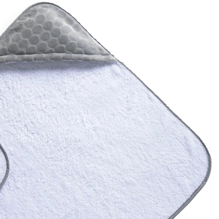 Baby Grey Hooded Towel