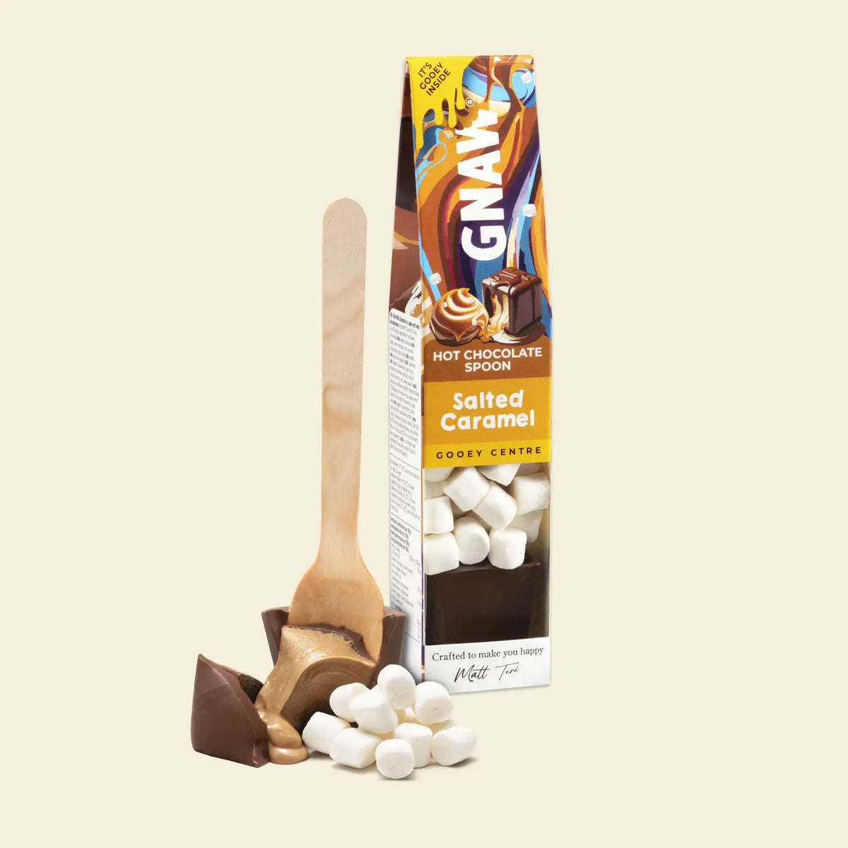 Caramel Soft Centre Hot Chocolate Spoon