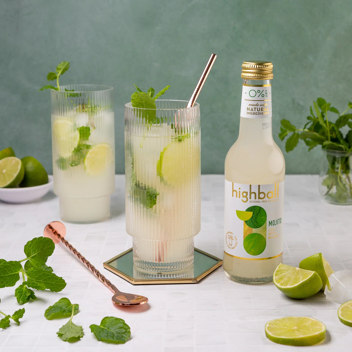 Alcohol-free Mojito Cocktail