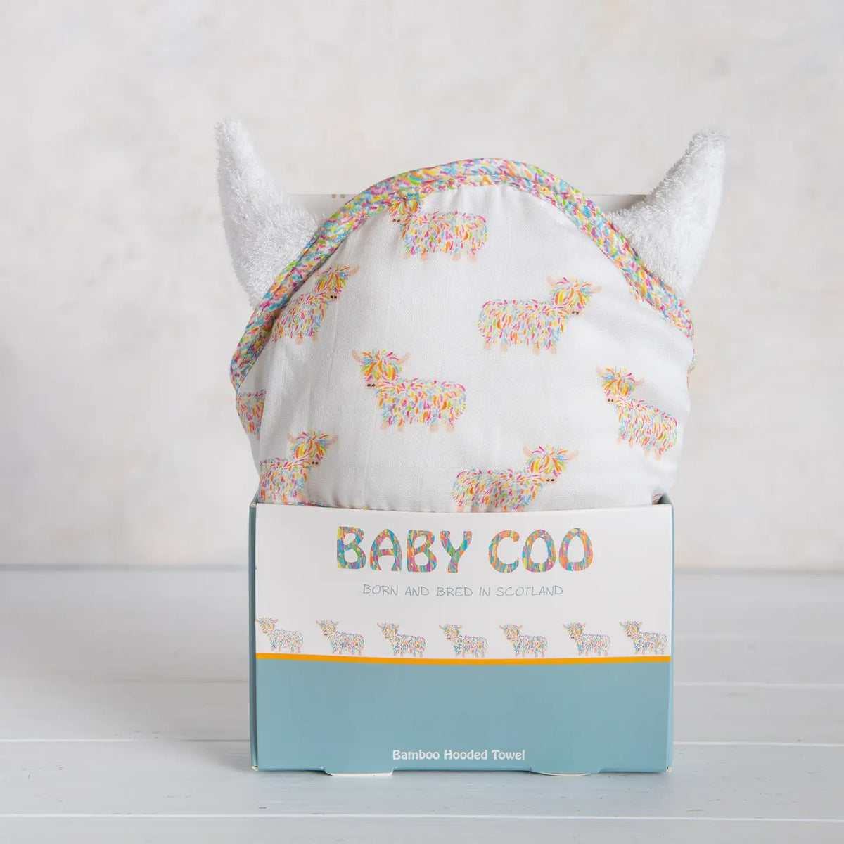 Baby Hooded Cow Towel