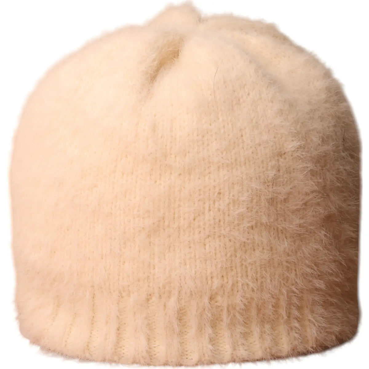 Fluffy Cream Hat