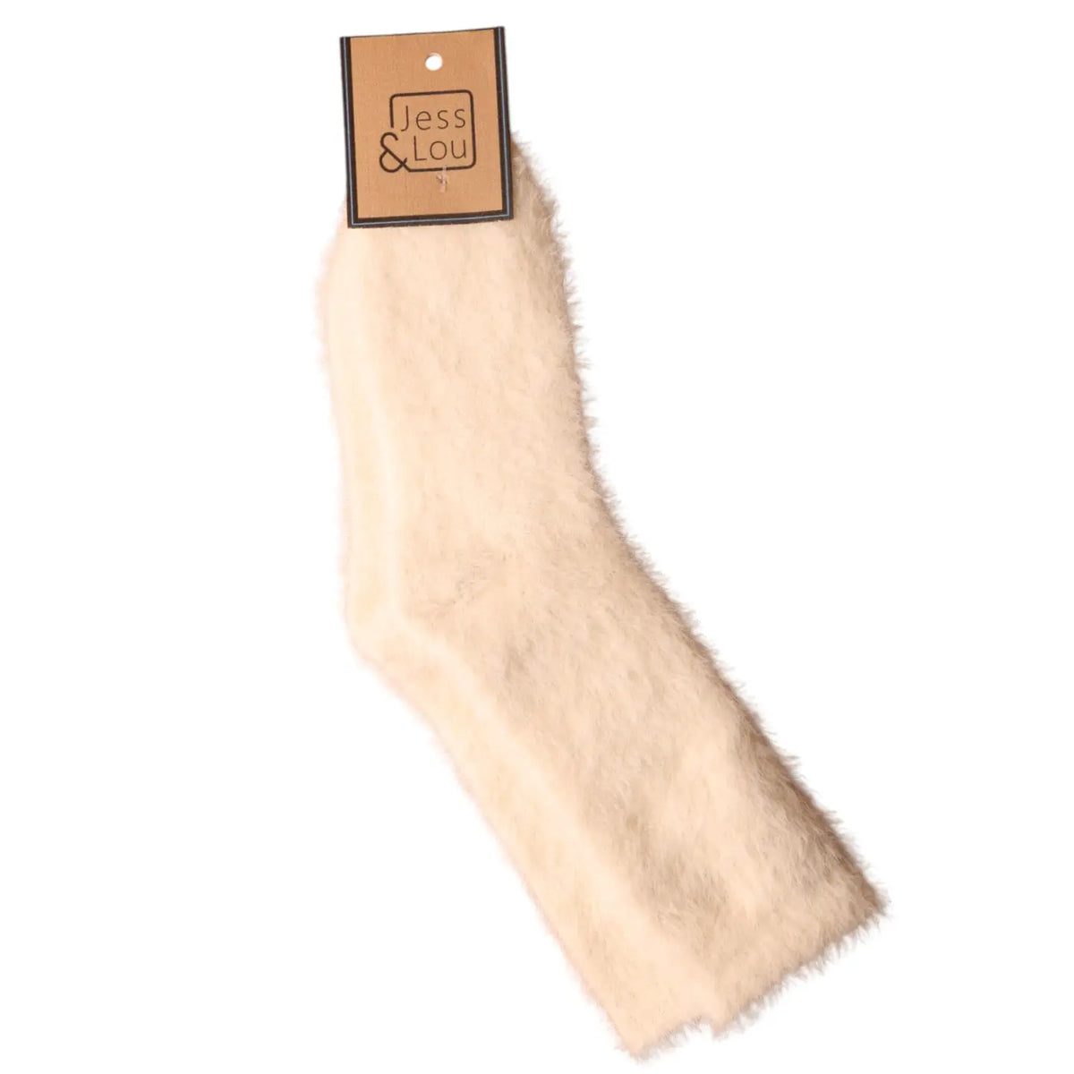 Fluffy Cream Socks