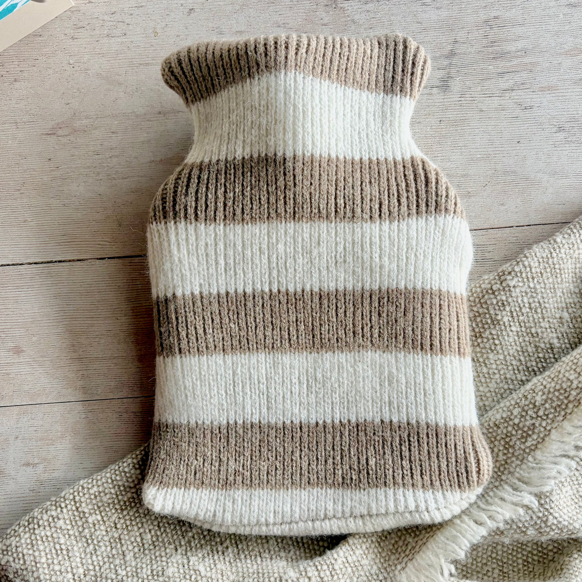 Mini Striped Hot Water Bottle