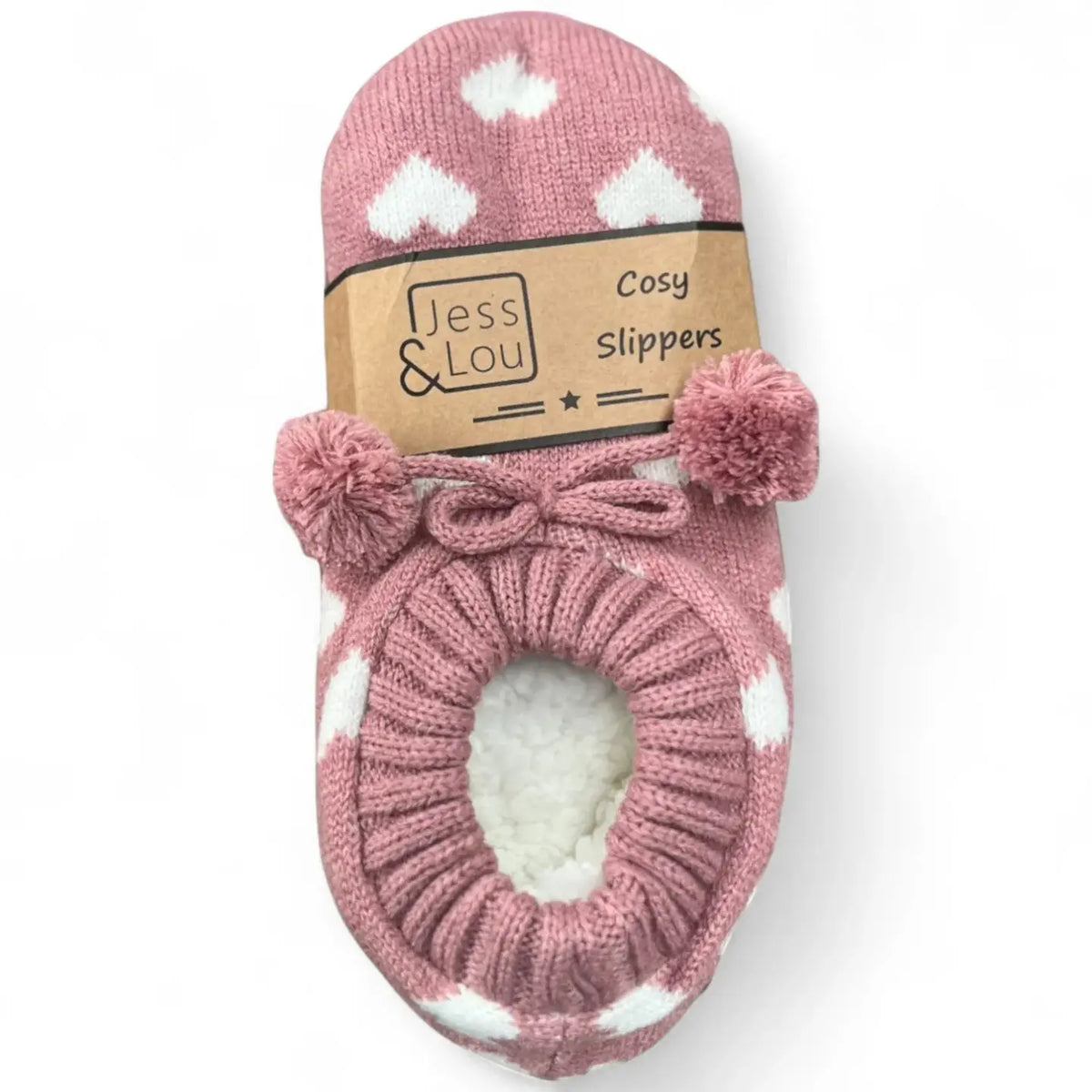 Cosy Heart Slipper Socks