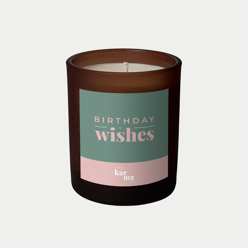 Little Karma Birthday Wishes Candle
