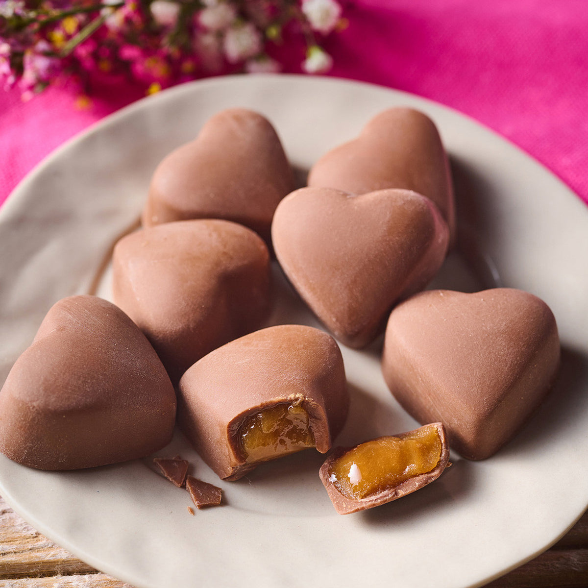 Caramel Heart Chocolates