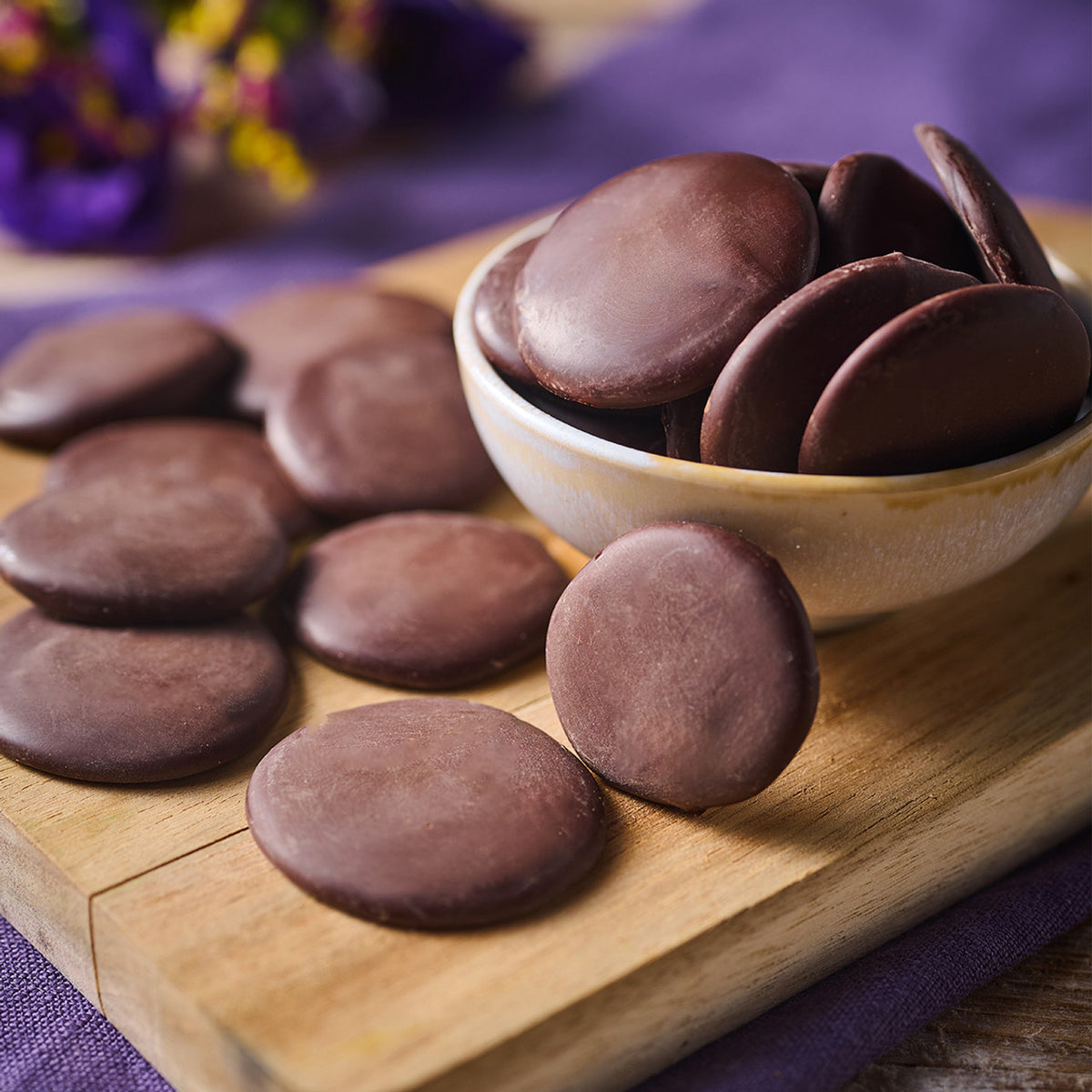 Dark Chocolate Orange Buttons