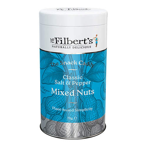 Salt & Pepper Mixed Nuts Tin