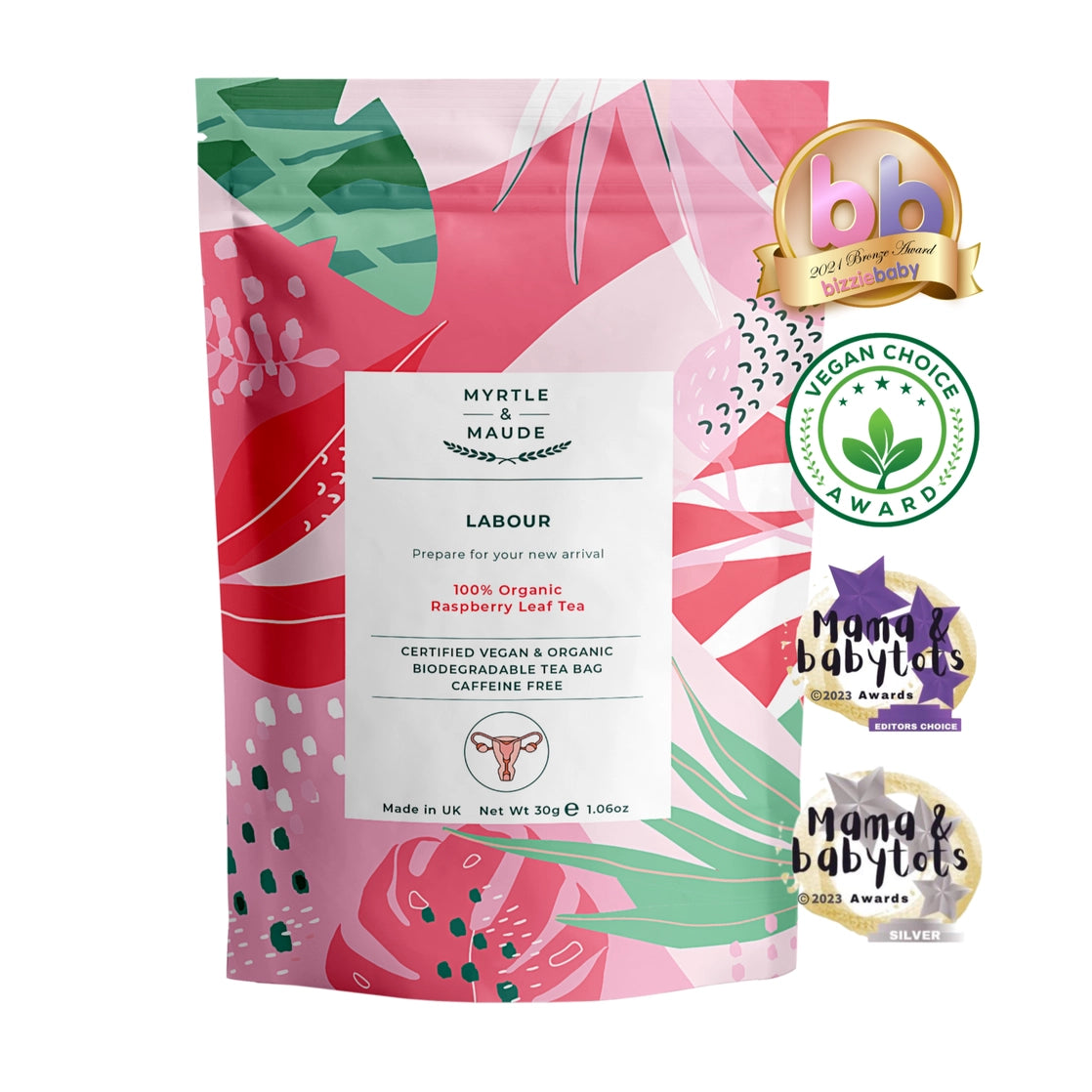 Raspberry Leaf (Labour + Post Partum) Tea