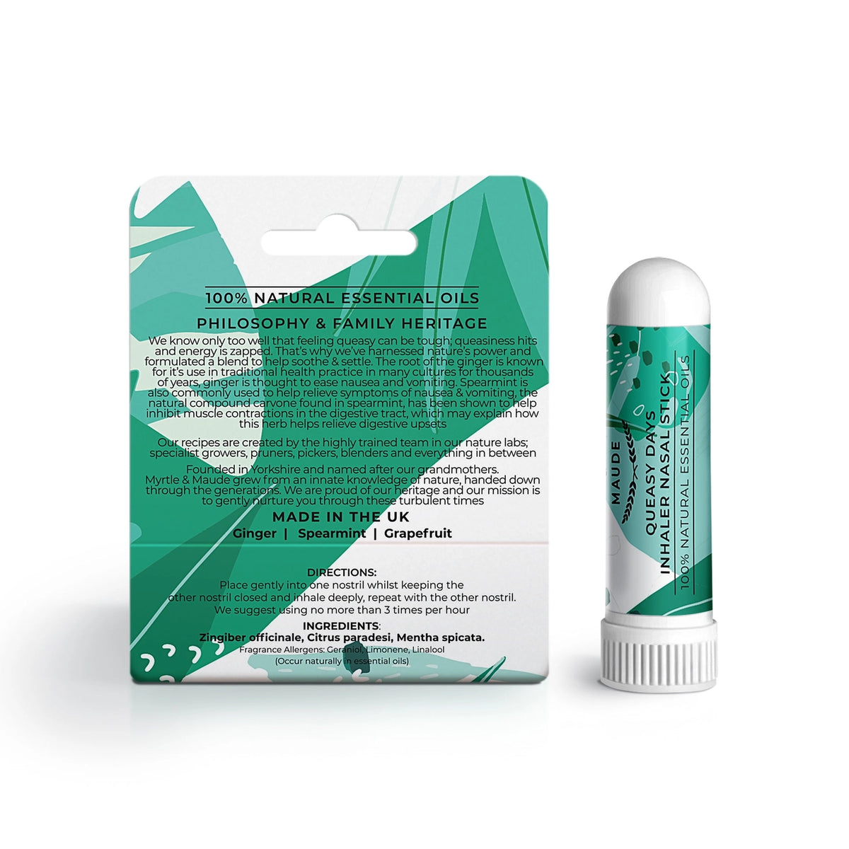 Anti Nausea Aromatherapy Nasal Inhalation Stick
