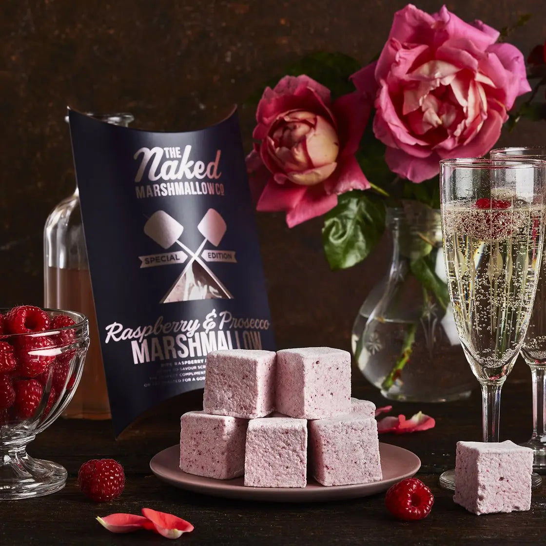 Raspberry & Prosecco Marshmallows