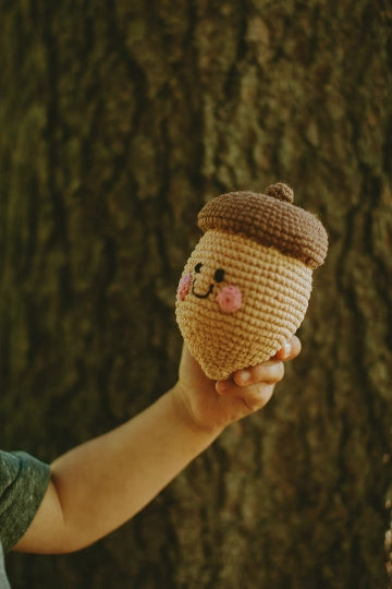 Baby Rattle - Acorn