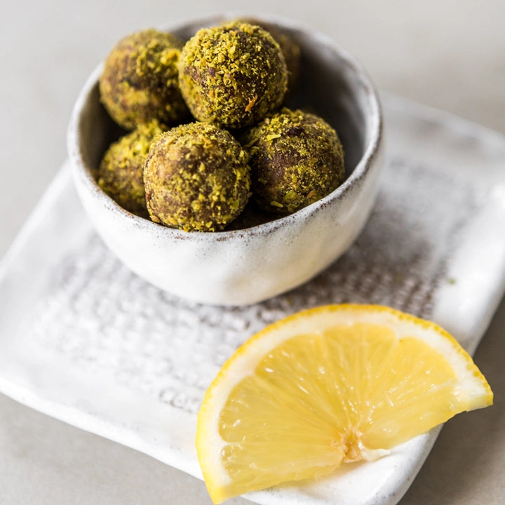 Lemon & Pistachio Protein Balls