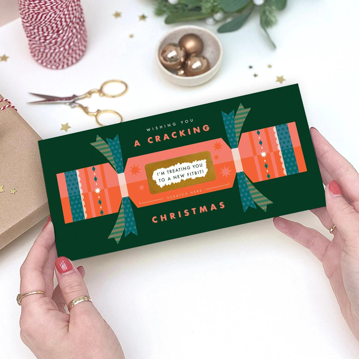 Christmas Scratch-Off Surprise Card Add Your Message