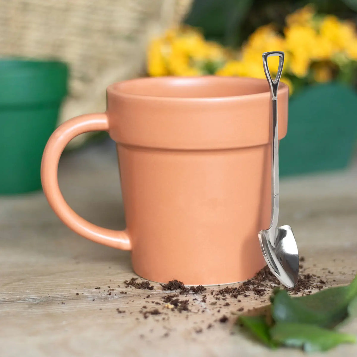 Plant Pot Mug &amp; Shovel