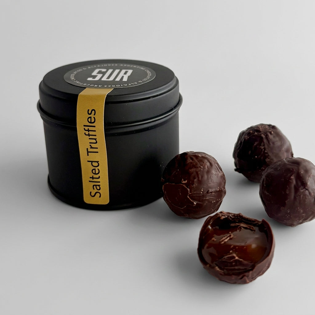 Salted Dulce de Leche Truffles